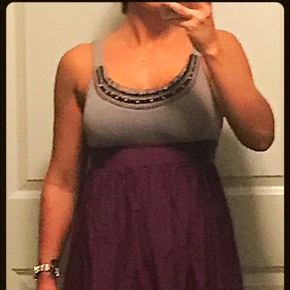 Short dress that looks great with leggings too!